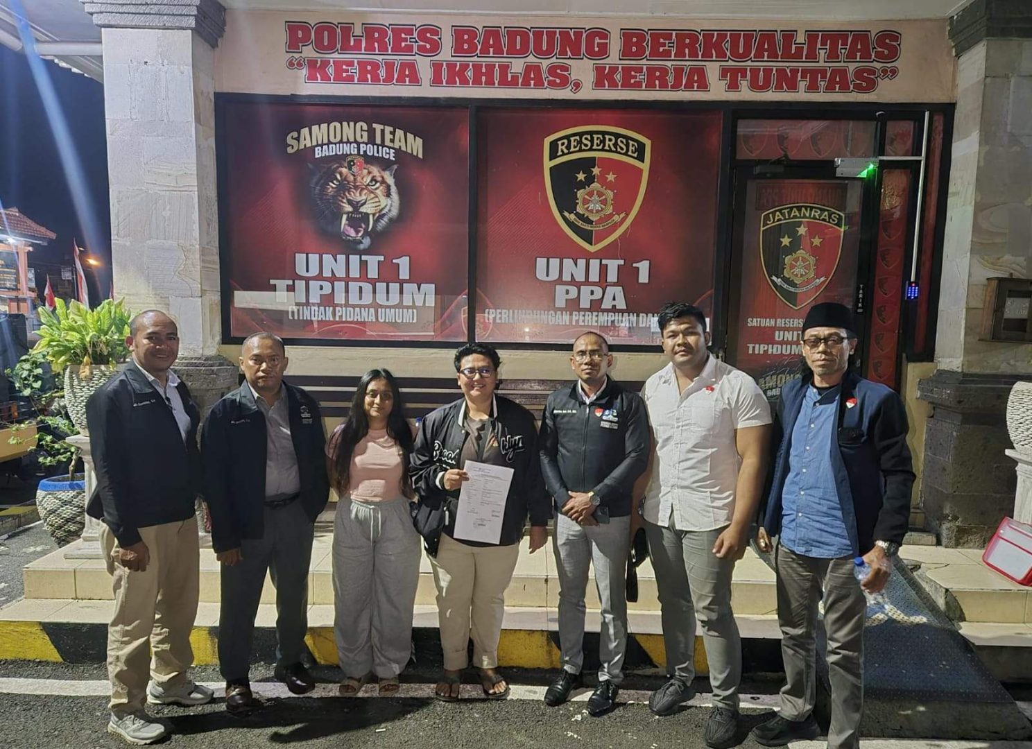 Law Firm James Richard and Partners atensi case 167 di Polres Badung Bali