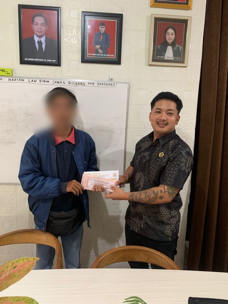 Hak Pekerja Proyek Akhirnya Dibayar, Law Firm James Richard Tempuh Jalur Humanis dan Tegas